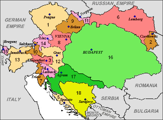 Austria-Hungary in 1900